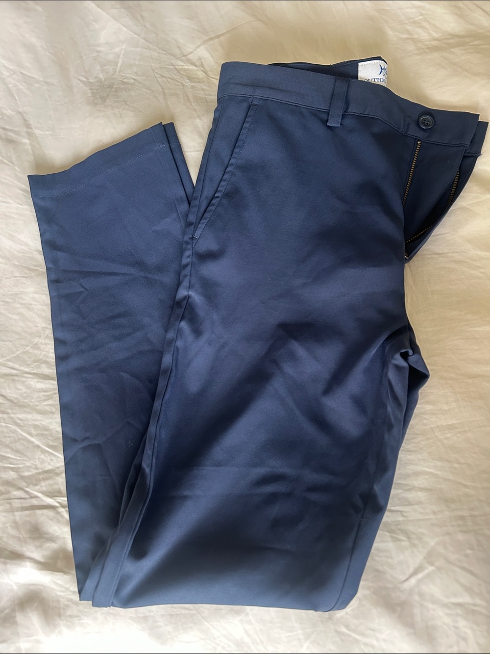 Southern Tide Boys Navy Dress Pants